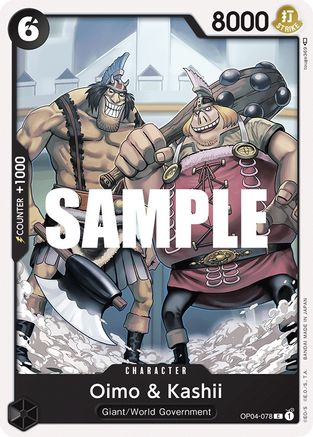 Oimo & Kashii (OP04-078) [Kingdoms of Intrigue] - Deck Out Gaming