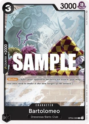 Bartolomeo (OP04-089) [Kingdoms of Intrigue] Foil - Deck Out Gaming