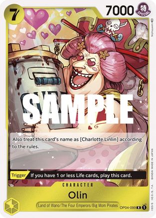 Olin (OP04-099) [Kingdoms of Intrigue] Foil - Deck Out Gaming