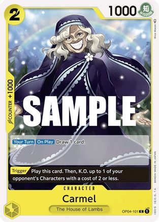 Carmel (OP04-101) [Kingdoms of Intrigue] - Deck Out Gaming