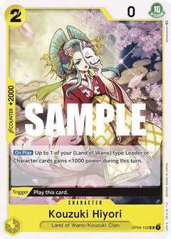 Kouzuki Hiyori (OP04-103) [Kingdoms of Intrigue] - Deck Out Gaming