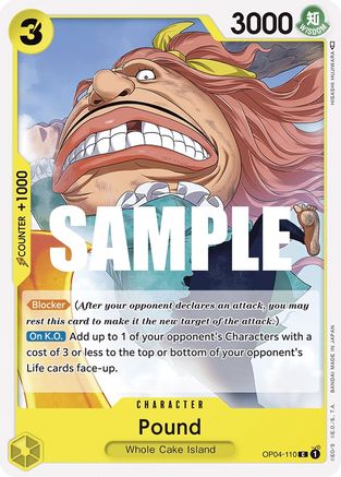 Pound (OP04-110) [Kingdoms of Intrigue] - Deck Out Gaming