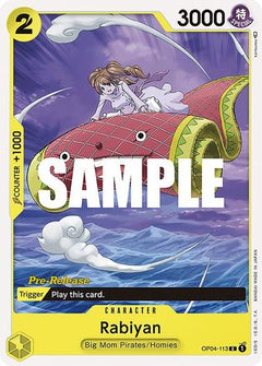 Rabiyan (OP04-113) [Kingdoms of Intrigue Pre-Release Cards] - Deck Out Gaming