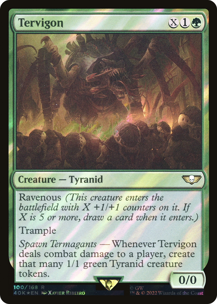 Tervigon (Surge Foil) (100) [Warhammer 40,000 Commander] foil - Deck Out Gaming
