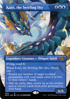 Kairi, the Swirling Sky (Borderless) (408) [Kamigawa: Neon Dynasty] foil - Deck Out Gaming