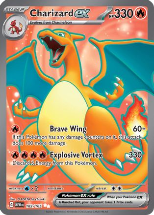 Charizard ex - 183/165 (183) [SV: Scarlet & Violet 151] Holofoil - Deck Out Gaming