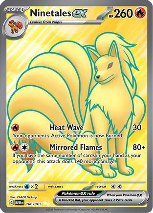Ninetales ex - 186/165 (186) [SV: Scarlet & Violet 151] Holofoil - Deck Out Gaming
