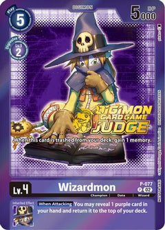 Wizardmon - P-077 (Judge Pack 4) (P-077) [Digimon Promotion Cards] Foil - Deck Out Gaming