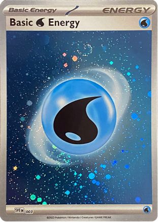 Basic Water Energy (Cosmos Holo) (3) [SVE: Scarlet & Violet Energies] Holofoil - Deck Out Gaming