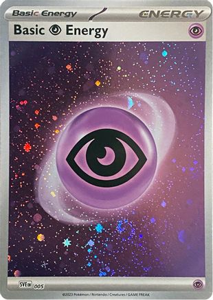 Basic Psychic Energy (Cosmos Holo) (5) [SVE: Scarlet & Violet Energies] Holofoil - Deck Out Gaming