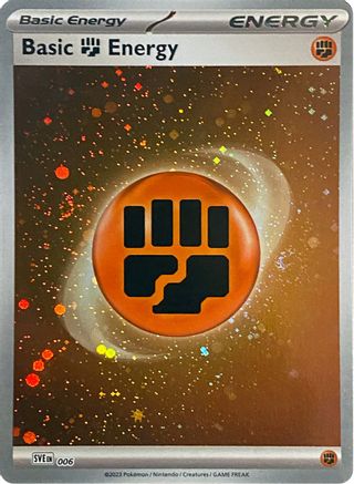 Basic Fighting Energy (Cosmos Holo) (6) [SVE: Scarlet & Violet Energies] Holofoil - Deck Out Gaming