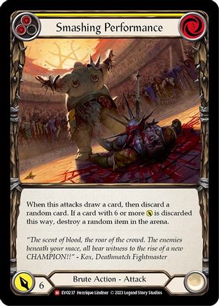 Smashing Performance (EVO237) [Bright Lights] - Deck Out Gaming