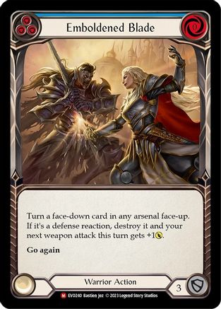 Emboldened Blade (EVO240) [Bright Lights] Rainbow Foil - Deck Out Gaming