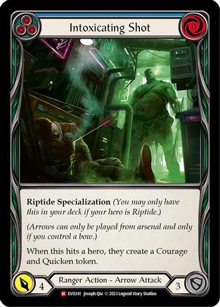 Intoxicating Shot (EVO241) [Bright Lights] Rainbow Foil - Deck Out Gaming