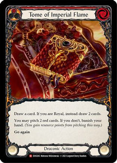 Tome of Imperial Flame (EVO245) [Bright Lights] Rainbow Foil - Deck Out Gaming