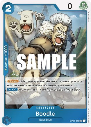 Boodle (Dash Pack) (OP03-050) [Kingdoms of Intrigue] Foil - Deck Out Gaming