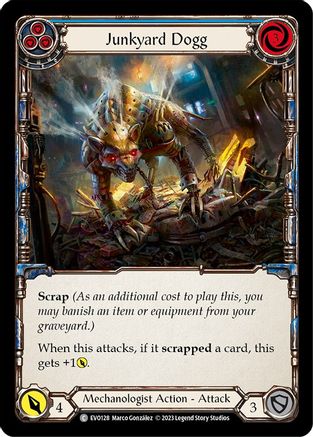 Junkyard Dogg (Blue) (EVO128) [Bright Lights] - Deck Out Gaming