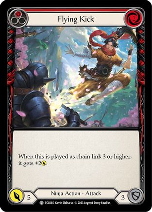 Flying Kick (Red) (TCC085) [Round the Table: TCCxLSS] - Deck Out Gaming