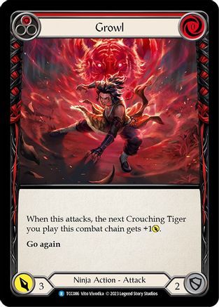 Growl (Red) (TCC086) [Round the Table: TCCxLSS] - Deck Out Gaming