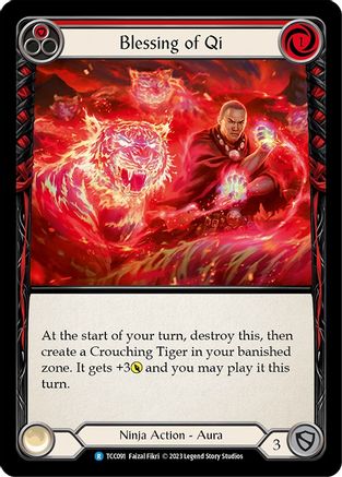 Blessing of Qi (Red) (TCC091) [Round the Table: TCCxLSS] - Deck Out Gaming