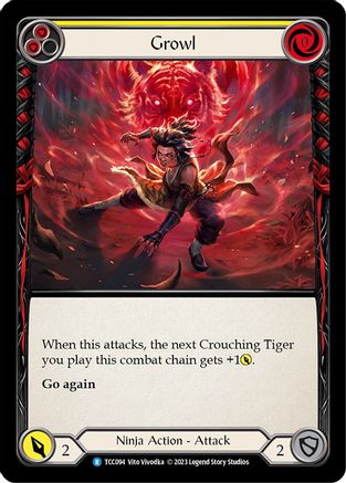 Growl (Yellow) (TCC094) [Round the Table: TCCxLSS] - Deck Out Gaming