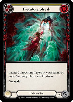 Predatory Streak (Yellow) (TCC097) [Round the Table: TCCxLSS] - Deck Out Gaming