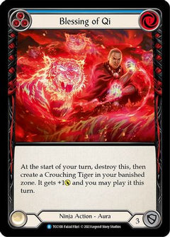 Blessing of Qi (Blue) (TCC100) [Round the Table: TCCxLSS] - Deck Out Gaming
