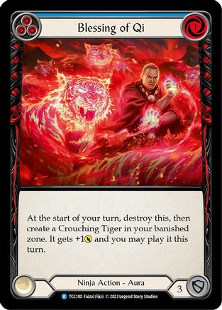 Blessing of Qi (Blue) (TCC100) [Round the Table: TCCxLSS] - Deck Out Gaming