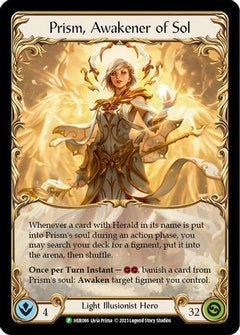 Prism, Awakener of Sol - HER086 (HER086) [Flesh and Blood: Promo Cards] Cold Foil - Deck Out Gaming