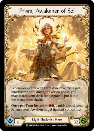 Prism, Awakener of Sol - HER086 (HER086) [Flesh and Blood: Promo Cards] Cold Foil - Deck Out Gaming