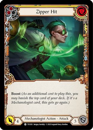 Zipper Hit (Yellow) (TCC021) [Round the Table: TCCxLSS] - Deck Out Gaming