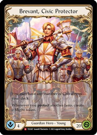 Brevant, Civic Protector (TCC027) [Round the Table: TCCxLSS] Rainbow Foil - Deck Out Gaming