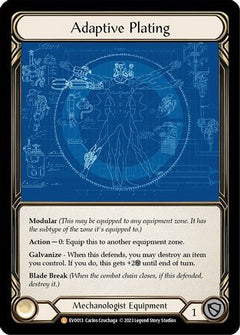 Adaptive Plating (EVO013) [Bright Lights] Rainbow Foil - Deck Out Gaming
