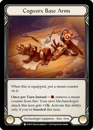Cogwerx Base Arms (EVO016) [Bright Lights] Cold Foil - Deck Out Gaming