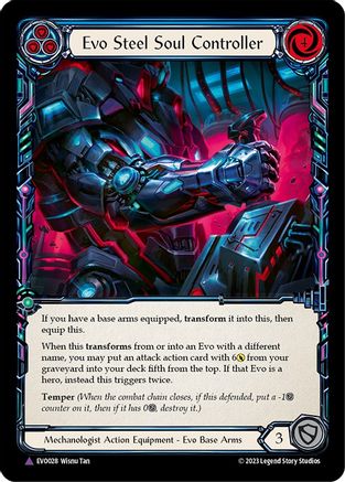Evo Steel Soul Controller (Marvel) (EVO028) [Bright Lights] Cold Foil - Deck Out Gaming