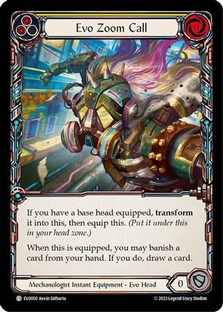 Evo Zoom Call (EVO050) [Bright Lights] Cold Foil - Deck Out Gaming