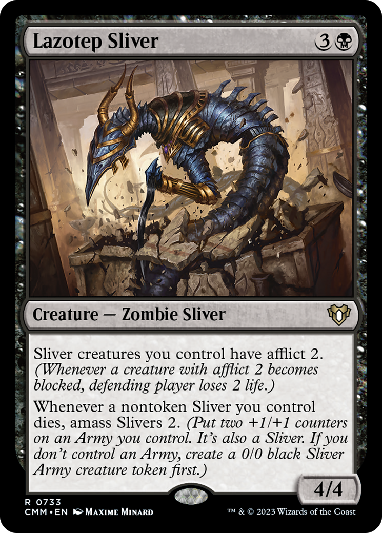 Lazotep Sliver (733) [Commander Masters] - Deck Out Gaming
