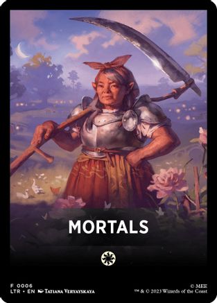 Mortals Theme Card (6) [Universes Beyond: The Lord of the Rings: Tales of Middle-earth] - Deck Out Gaming