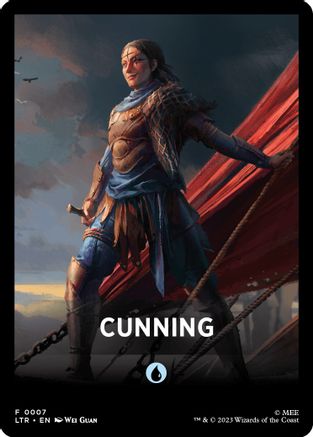 Cunning Theme Card (7) [Universes Beyond: The Lord of the Rings: Tales of Middle-earth] - Deck Out Gaming