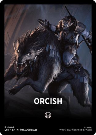 Orcish Theme Card (8) [Universes Beyond: The Lord of the Rings: Tales of Middle-earth] - Deck Out Gaming