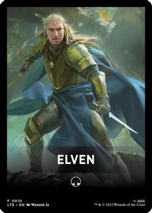 Elven Theme Card (10) [Universes Beyond: The Lord of the Rings: Tales of Middle-earth] - Deck Out Gaming
