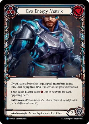 Evo Energy Matrix (EVO039) [Bright Lights] Cold Foil - Deck Out Gaming