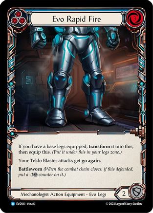 Evo Rapid Fire (EVO041) [Bright Lights] Cold Foil - Deck Out Gaming