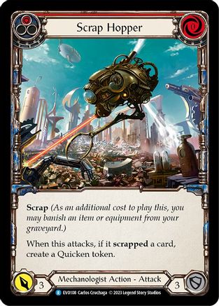 Scrap Hopper (Red) (EVO108) [Bright Lights] - Deck Out Gaming