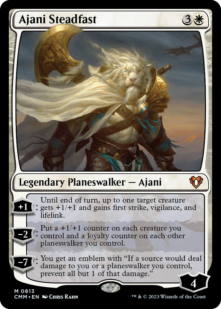 Ajani Steadfast (813) [Commander Masters] - Deck Out Gaming