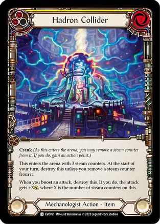 Hadron Collider (Yellow) (EVO091) [Bright Lights] Rainbow Foil - Deck Out Gaming