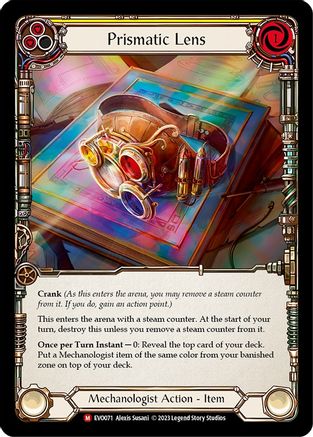Prismatic Lens (EVO071) [Bright Lights] Rainbow Foil - Deck Out Gaming