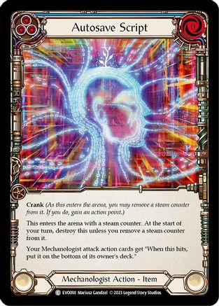 Autosave Script (EVO098) [Bright Lights] - Deck Out Gaming