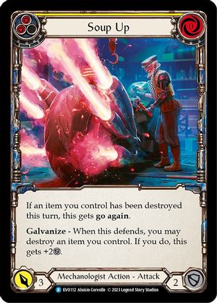 Soup Up (Yellow) (EVO112) [Bright Lights] - Deck Out Gaming