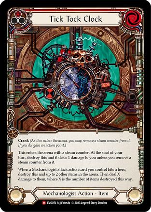 Tick Tock Clock (EVO074) [Bright Lights] Rainbow Foil - Deck Out Gaming